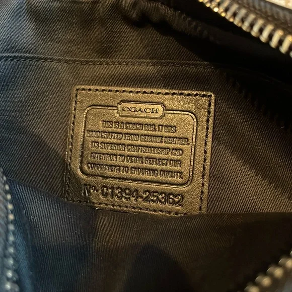 COACH Black Leather Crossbody Bag - Picture 11 of 13